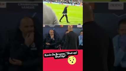 L'engueulade entre Guardiola et De Bruyne #realmadrid #mancity #ldc #sports #football
