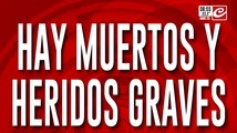 Brutal accidente sobre la Ruta 2: hay muertos y varios heridos de extrema gravedad
