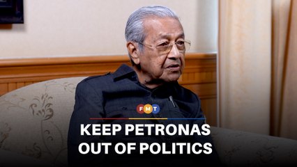Review Sabah, S’wak allocations but leave Petronas alone, says Mahathir