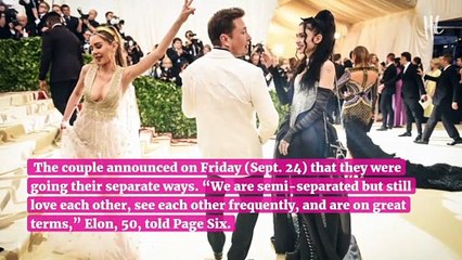 Elon Musk & Grimes Split After 3 Years together