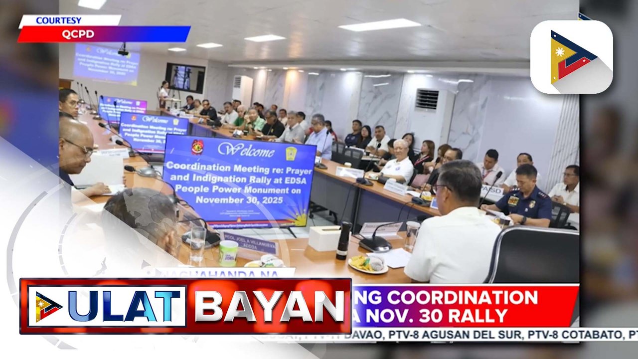 QCPD at Trillion Peso March movement, lumagda sa memorandum of undertaking para sa ligtas at maayos na rally sa Nov. 30