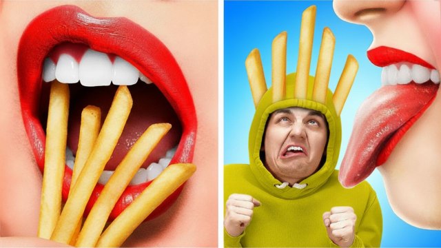 SI LA NOURRITURE ÉTAIT DES GENS ! Astuces alimentaires drôles et situations par La La Life Emoji