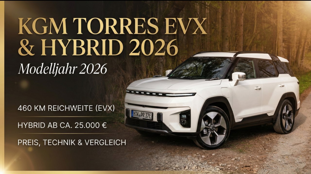 KGM Torres Hybrid 2026 – Preis, Technik & erster Eindruck
