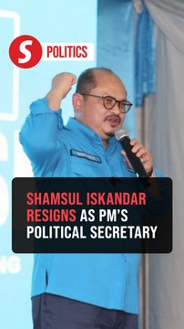 Shamsul Iskandar submits resignation as PM's pol-sec