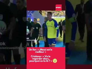 La réponse de Ronaldo à un fan de Messi #mdr #sports #shorts #foryou  #messi #cr7  VIRAL TIKTOK