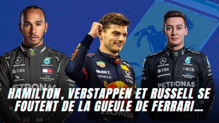 F1 : Hamilton, Verstappen et Russell se foutent de la gueule de Ferrari…