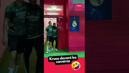 Kroos et Hazard devant les caméras mdr #sports #tiktok #foryou #realmadrid #clash #sports #football