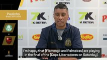 Paulinho excited for all-Brazilian Copa Libertadores final