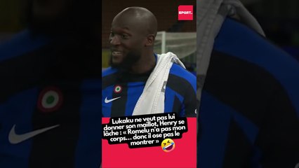 Henry se moque du physique de Lukaku #mdr #sports #foryou #lol #funnyvideo #tiktok #football