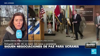Informe desde Kiev: Driscoll se reunirá con delegados ucranianos para evaluar plan de paz