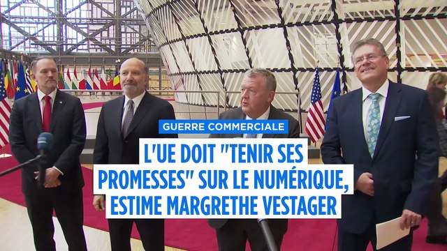 L'UE doit tenir ses promesses sur les règles numériques, déclare Margrethe Vestager à Euronews