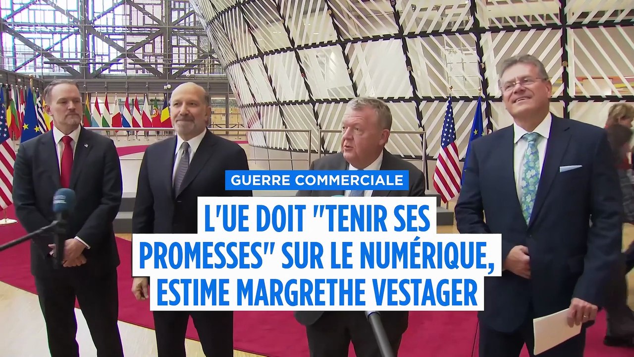 L'UE doit "tenir ses promesses" sur les règles numériques, déclare Margrethe Vestager à Euronews
