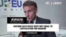 Macron says peace must not equal to capitulation for Ukraine