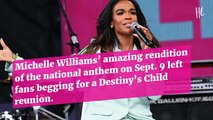 Michelle Williams’ Fans Go Wild After She Performs National Anthem At Nfl Season Opener
