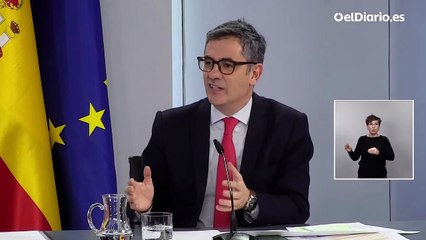 El Gobierno dice que Feijóo se tiene que “tragar sus palabras” por criticar al relevo del fiscal general antes de conocer el nombre