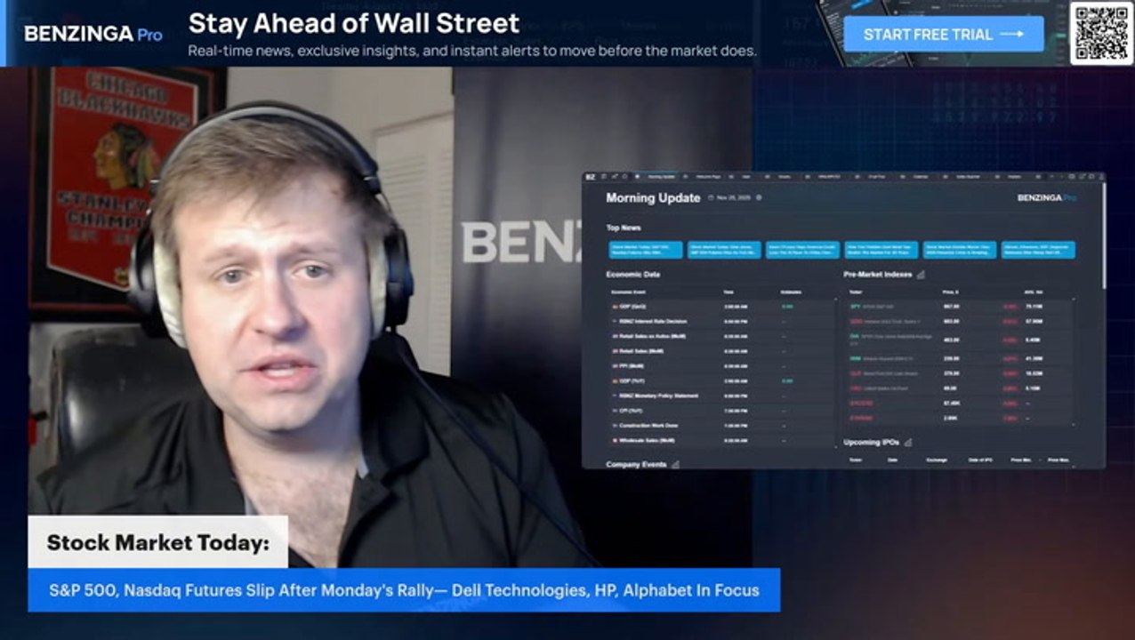 Stock Market Today: S&P 500, Nasdaq Futures Slip After Monday's Rally—Dell Technologies, HP, Alphabet In Focus