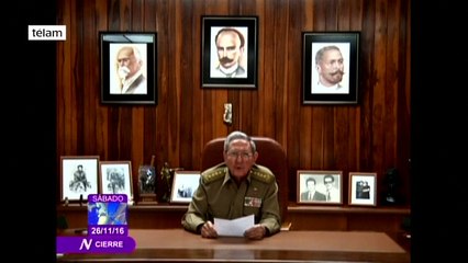 Así anunció Raúl Castro la muerte de Fidel