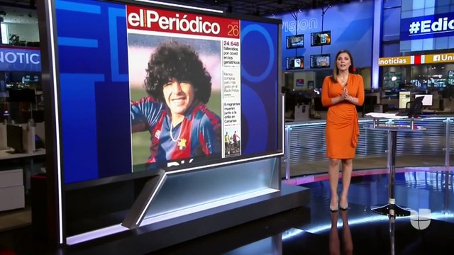 Maradona, en las portadas de los periódicos de todo el mundo