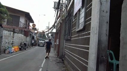 Spaghetti Wires on Gov. A. Pascual Street in Navotas City in the Philippines