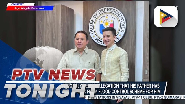 QC 1st District Rep. Atayde arrives at ICI; strongly denies allegation that his father has been receiving kickback from flood control scheme for him