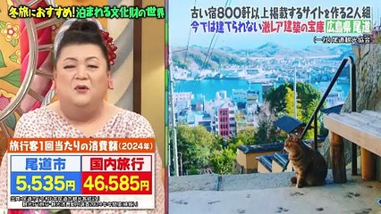 マツコの知らない世界2025年日11月25日前半「泊まれる文化財の世界」