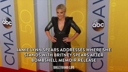 Jamie Lynn Spears Addresses Where She Stands With Britney Spears After Bombshell Memoir Release