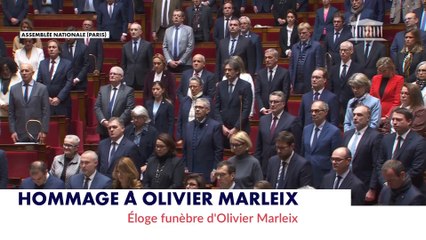 Hommage à Olivier Marleix, député décédé le 7 juillet dernier : la minute de silence de l'Assemblée