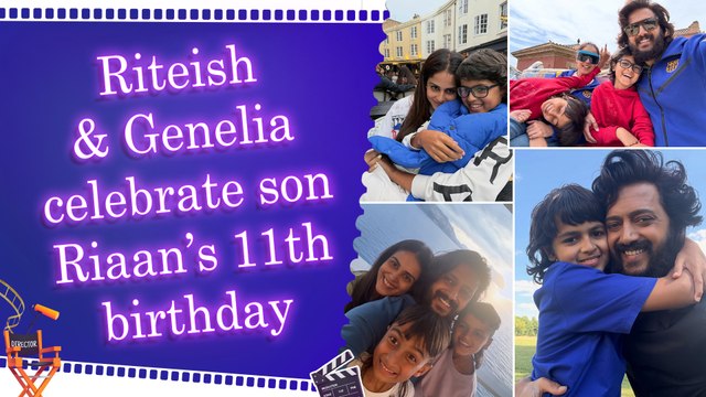 Riteish & Genelia Deshmukh share heartfelt messages for son Riaan on his 11th birthday
