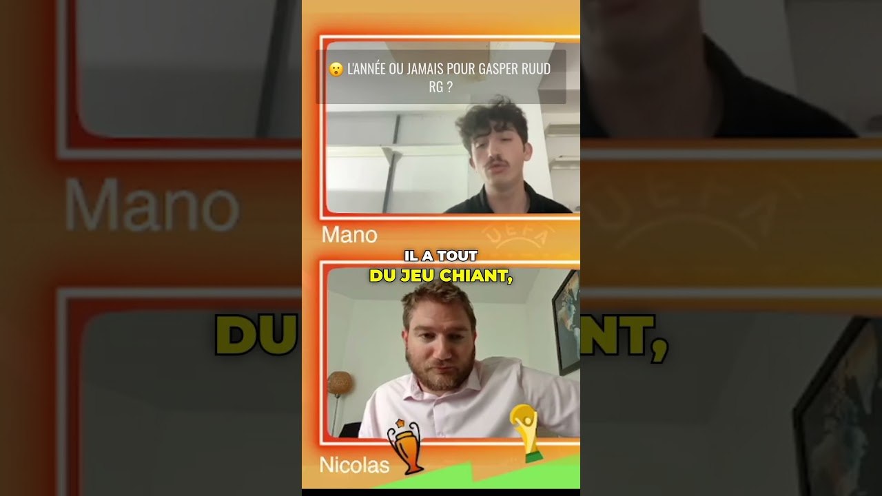 L'année ou jamais pour Gasper Ruud à RG ? #live #foot #football