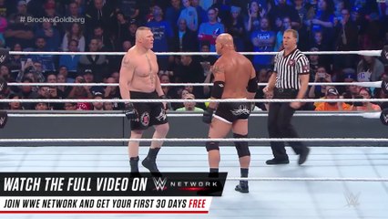 Goldberg vs. Brock Lesnar Survivor Series 2016 on WWE Network