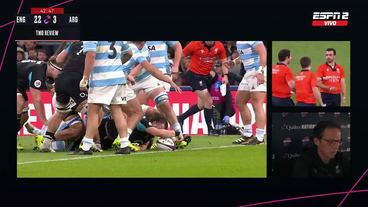 Resumen del partido Inglaterra vs Argentina | Rugby