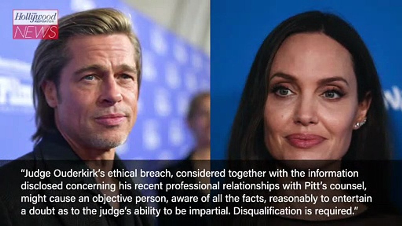 Angelina Jolie Scores Victory as Brad Pitt Divorce Judge Disqualified by Appeals Court | THR News