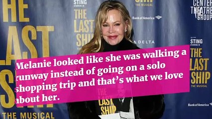 Melanie Griffith, 64, Stuns In Tight All-black Ensemble For Solo Outing