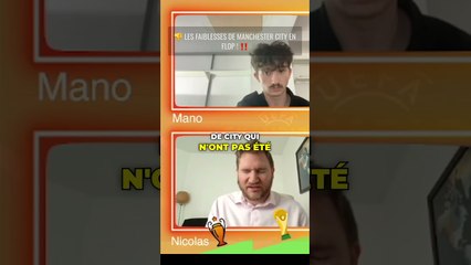 Les faiblesses de Manchester City en flop !  #live #foot #football