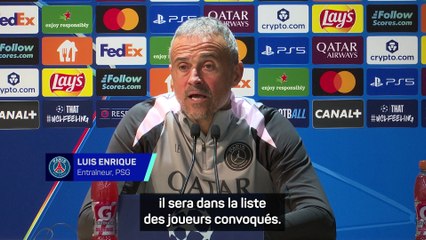 Luis Enrique : "Avec Dembélé, on est plus attentifs que d'habitude"