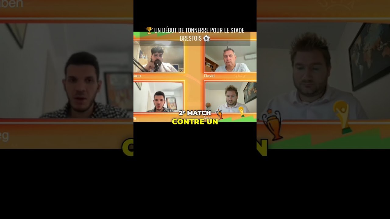 Un debut de tonnerre pour le Stade Brestois #football #liguedeschampions #foot
