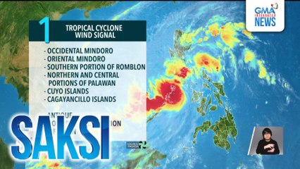 Bagyong Verbena, lumakas at naging tropical storm | Saksi