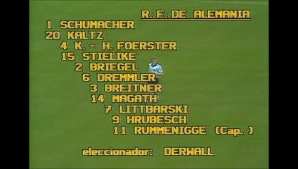 World Cup 1982 West Germany vs Austria (Group 2) German commentary