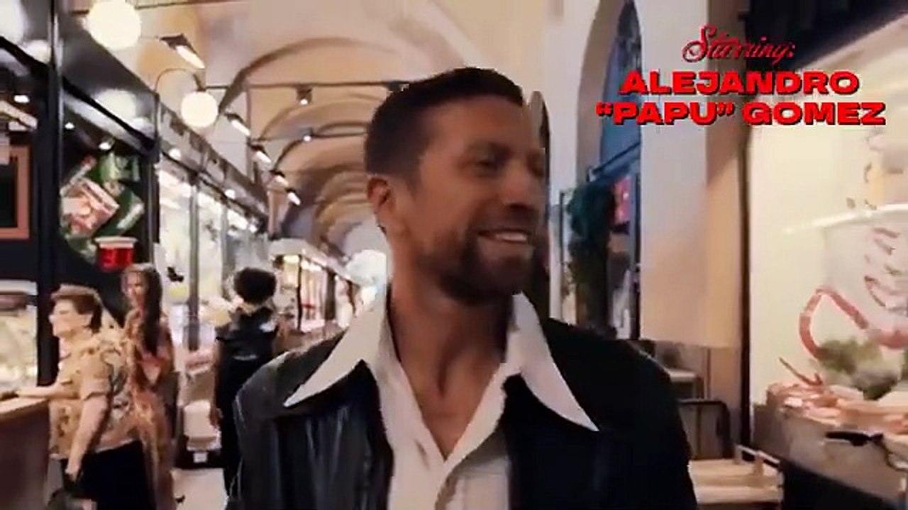 Papu Gómez se convierte en John Travolta en el vídeo de Padova