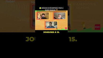 Moisson de recompenses pour le rugby francais ! #live