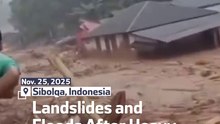 Landslides and Floods After Heavy Rainfall in Indonesia
