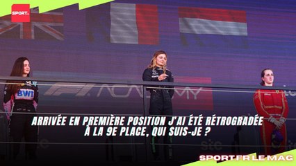 Arrivée en première position j’ai été rétrogradée à la 9e place, qui suis-je ?