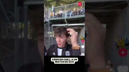 Quand t'arrive chill à un match du SCO #football #ligue1