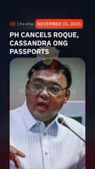 Philippines cancels Roque, Cassandra Ong passports
