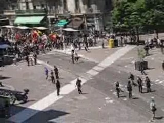 Lycéens VS CRS (suite), 22 mai