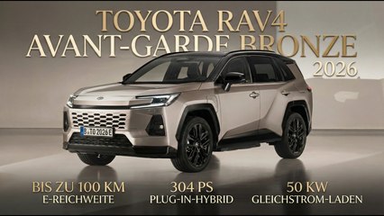 Toyota RAV4 (2026) Avant-garde Bronze – Plug-in-Hybrid & Vollhybrid im Check