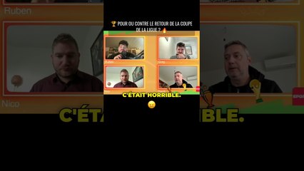 Pour ou contre le retour de la Coupe de la Ligue ? #football #foot