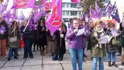 Acto UGT y CCOO 25-N