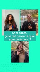 #Microtrottoirs 🎙️ | IA & Santé 