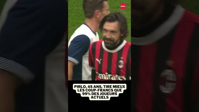 Pirlo, 45 ans, tire mieux les coup-francs que 99% des joueurs actuels... #football